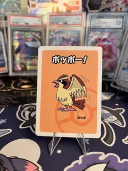 2019 Pidgey Pokemon Old Maid Japanese Red Back Promo Playing Card NM - Image 1