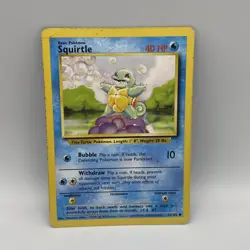 Squirtle 63/102 Base Set Pokemon Card - Image 1