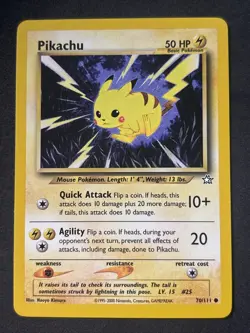 Pikachu 70/111 Neo Genesis - Common Pokemon Card - NM/Mint 💎 - Image 1