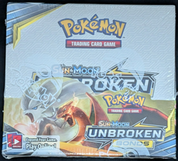 Pokemon Sun & Moon Unbroken Bonds SEALED Booster Box (36 Packs of Pokemon Cards) - Image 1