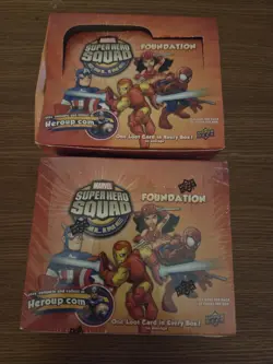 Upper Deck Marvel Super Hero Squad Foundation Cards-Sealed *24 Packs/10 Ea. PLUS - Image 1