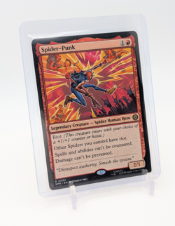 MTG - Spider-Punk - Rare Regular #92 - Spider-Man NM - Image 1