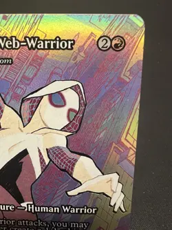 Spider-Gwen, Web-Warrior - Najeela, the Blade-Blossom (Borderless FOIL) MGT - Image 4