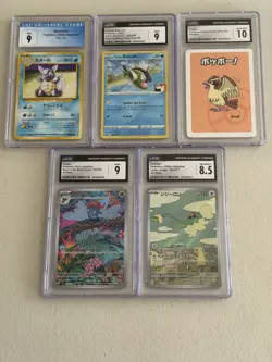 🔥Pokemon Graded Lot CGC 9-10 Wartortle + 2 Sealed Shiny Treasure EX Packs 🔥 - Image 1