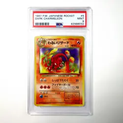 Pokemon PSA 9 Dark Charmeleon Japanese Team Rocket - Image 1