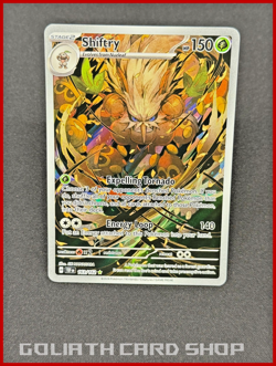 Shiftry 163/162 Illustration Rare - Sv05: Temporal Forces Pokemon TCG - NM - Image 1