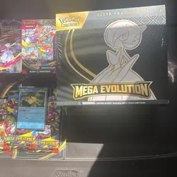 LOT Pokemon Mega Evolution ETB + 1x Booster , 1x Mini Tins, 1x Blister +2 Packs - Image 1