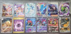 Pokemon SIR IR Full Art Lot Of 12 From Various Sets - Image 1