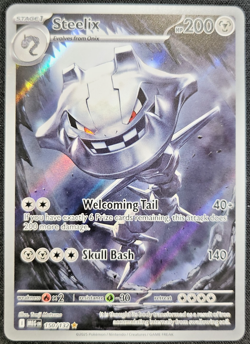 Steelix 150/132 Illustration Rare Pokemon TCG Mega Evolution - Image 1