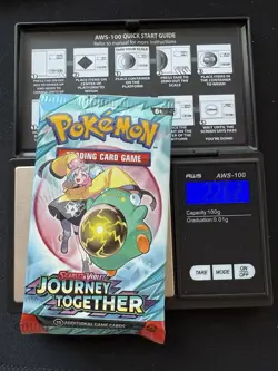 Heavy! Over 22.62 Gram Pokemon Journey Together Booster Pack Sealed - Image 1