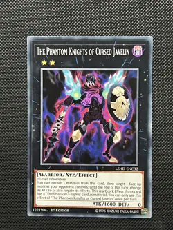 Yugioh - The Phantom Knights Of Cursed Javelin - LEHD-ENC32 Common - 1st Ed - NM - Image 2