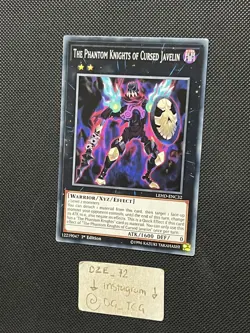 Yugioh - The Phantom Knights Of Cursed Javelin - LEHD-ENC32 Common - 1st Ed - NM - Image 4
