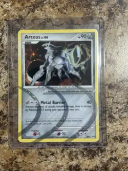 Arceus LV. 100 AR9 Platinum 2009 Holo Rare English Pokemon Card - Image 1