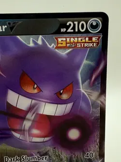 Gengar V ULTRA RARE card 156/264 Sword & Shield Fusion Strike 2021 Pokemon TCG - Image 3