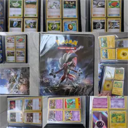 Job Lot 34 Pokemon Trading Cards Collection Game Shiny Hologram Album Set Card - Image 1