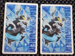 Golett and Golurk Pokemon Japanese Black Kyurem Poker Playing Card 2012 NM (lot) - Image 2