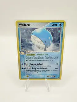 Pokemon Wailord Holo 14/92 ex Legend Maker 2006 Pokemon Card LP 💫SWIRL!💫 - Image 1