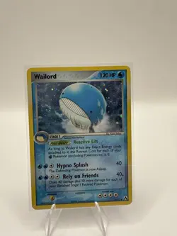 Pokemon Wailord Holo 14/92 ex Legend Maker 2006 Pokemon Card LP 💫SWIRL!💫 - Image 2