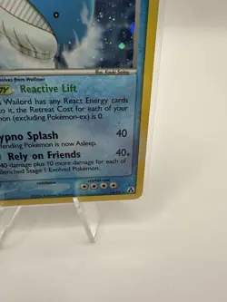 Pokemon Wailord Holo 14/92 ex Legend Maker 2006 Pokemon Card LP 💫SWIRL!💫 - Image 4