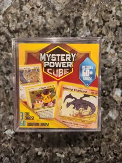 Pokemon Mystery Power Cube MJ Holdings 60+ Cards (3 Foil Cards) *NEW/SEALED* - Image 1