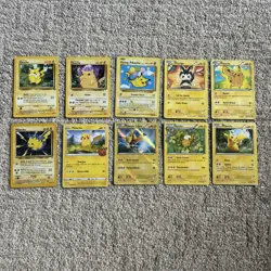 Lots Of Pikachu Cards Old And New Sets - Image 1