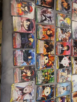 Weiss Schwarz Card Lot With Holos 200+ Cards - Image 1