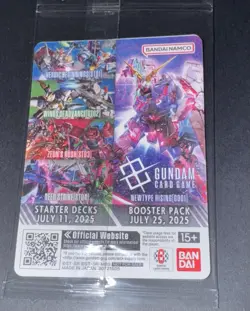 Gundam Card Game EX Base Gundam Base World Tour Promo EXBP-003 - New Sealed - Image 2