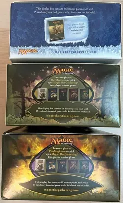MTG Empty Booster Boxes Coldsnap Lorwyn Morningtide No Cards Lot - Image 3