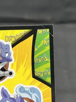 Squirtle Wartortle Blastoise 1999 Pokemon Topps Movie Sticker Card - Image 2