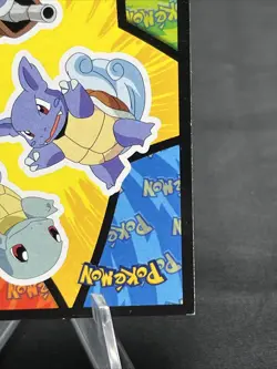 Squirtle Wartortle Blastoise 1999 Pokemon Topps Movie Sticker Card - Image 3