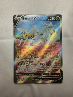Beedrill V 161/189 Alternate Full Art Astral Radiance Pokemon Card Near Mint - Image 1