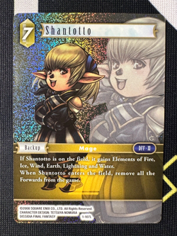 Final Fantasy TCG Opus 1 - Shantotto 1-107L *FOIL* Legend Trading Card DFF XI - Image 1