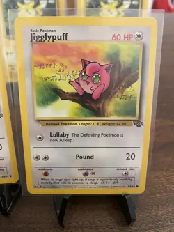 Pokemon TCG Jungle Set Lot Of 7 Cards! Pikachu Snorlax Jigglypuff Abra Evee - Image 3