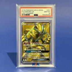 Zeraora GX - 201/214 - PSA 10-Lost Thunder-Pokemon TCG Card - LOW POP - Sun&Moon - Image 1