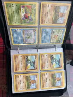Classic Pokemon Binder Card Lot . All Cards As Is From Nm To Good Condition - Image 4