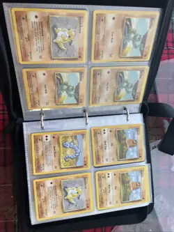 Classic Pokemon Binder Card Lot . All Cards As Is From Nm To Good Condition - Image 5