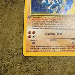 Pokemon Machamp 1st Edition 8/102 Base Set TCG Card HP Condition - Image 3