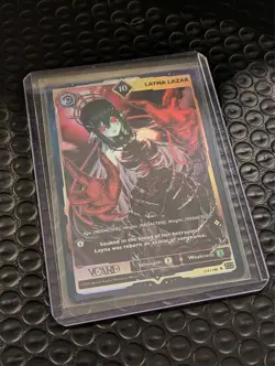 VCard TCG Rising Stars Layna Lazar Holo 10 1st First Edition Card Gamersupps - Image 1