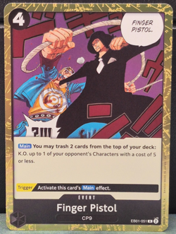 Finger Pistol EB01-051 Foil PRB-02 The Best Vol 2 One Piece Near Mint Card Game - Image 1
