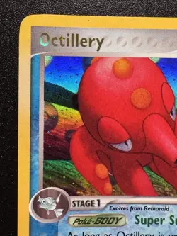 Misprint Octillery 10/115 EX Unseen Forces Pokemon Card Reverse Holo Near Mint - Image 3