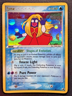 Misprint Jynx 28/115 EX Unseen Forces Pokemon Card Reverse Holo Foil Rare LP - Image 1