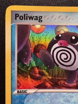 Misprint Poliwag 67/115 EX Unseen Forces Pokemon Card Reverse Holo Near Mint - Image 3