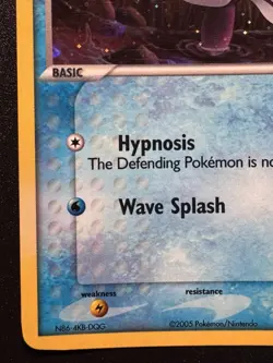 Misprint Poliwag 67/115 EX Unseen Forces Pokemon Card Reverse Holo Near Mint - Image 5