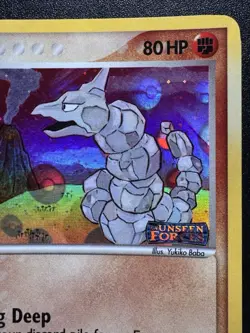 Misprint Onix 65/115 EX Unseen Forces Pokemon Card Reverse Holo Rare Near Mint - Image 4