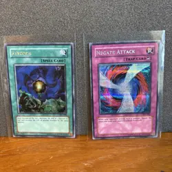 Yu-Gi-Oh! The Sacred Cards - Riryoku & Negate Attack TSC-002 TSC-003 - Image 1