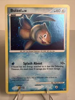 MP- Buizel DP13 Holo Diamond and Pearl Promos AUTHENTIC Pokemon Card - Image 1