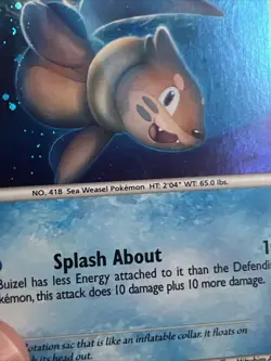 MP- Buizel DP13 Holo Diamond and Pearl Promos AUTHENTIC Pokemon Card - Image 4