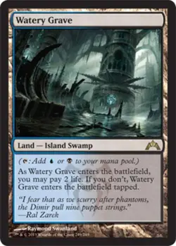Watery Grave - Medium Play MTG Gatecrash - Image 1