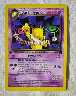 Pokemon Card - Dark Hypno Team Rocket 26/82 1st Edition - Image 1