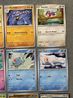 Pokemon Cards Lot SV 151 Rare Holos Chansey Machamp Kabutops Electrode Omastar + - Image 3